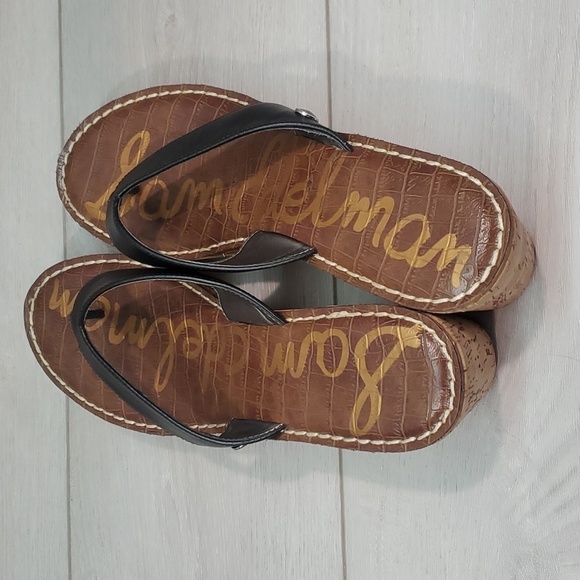 Sam Edelman Womens Romy Cork Wedge Sandals shoes sz 10M - Picture 7 of 12